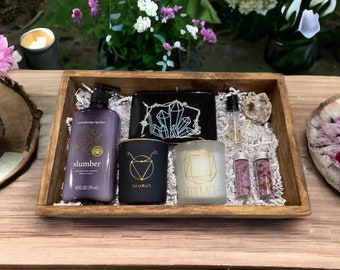 Candle Gift Box | Crystal Candle | Birthday | Bridal | Wedding | Gift | Crystal | Holistic | Anniversary | Essential Oil | Tarot | Easter