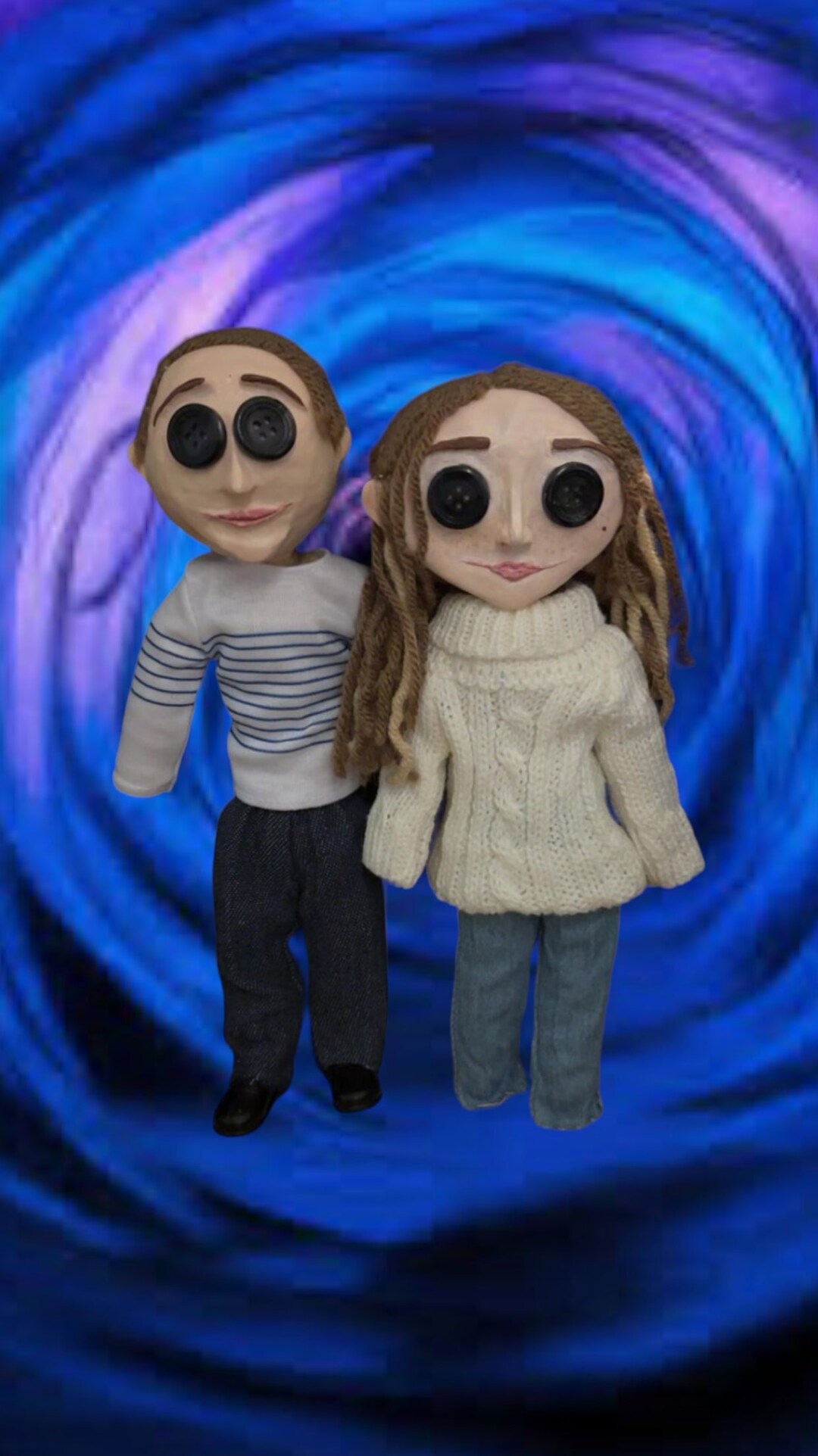 Custom Coraline Dolls Doll Clay Doll Photo Custom Etsy