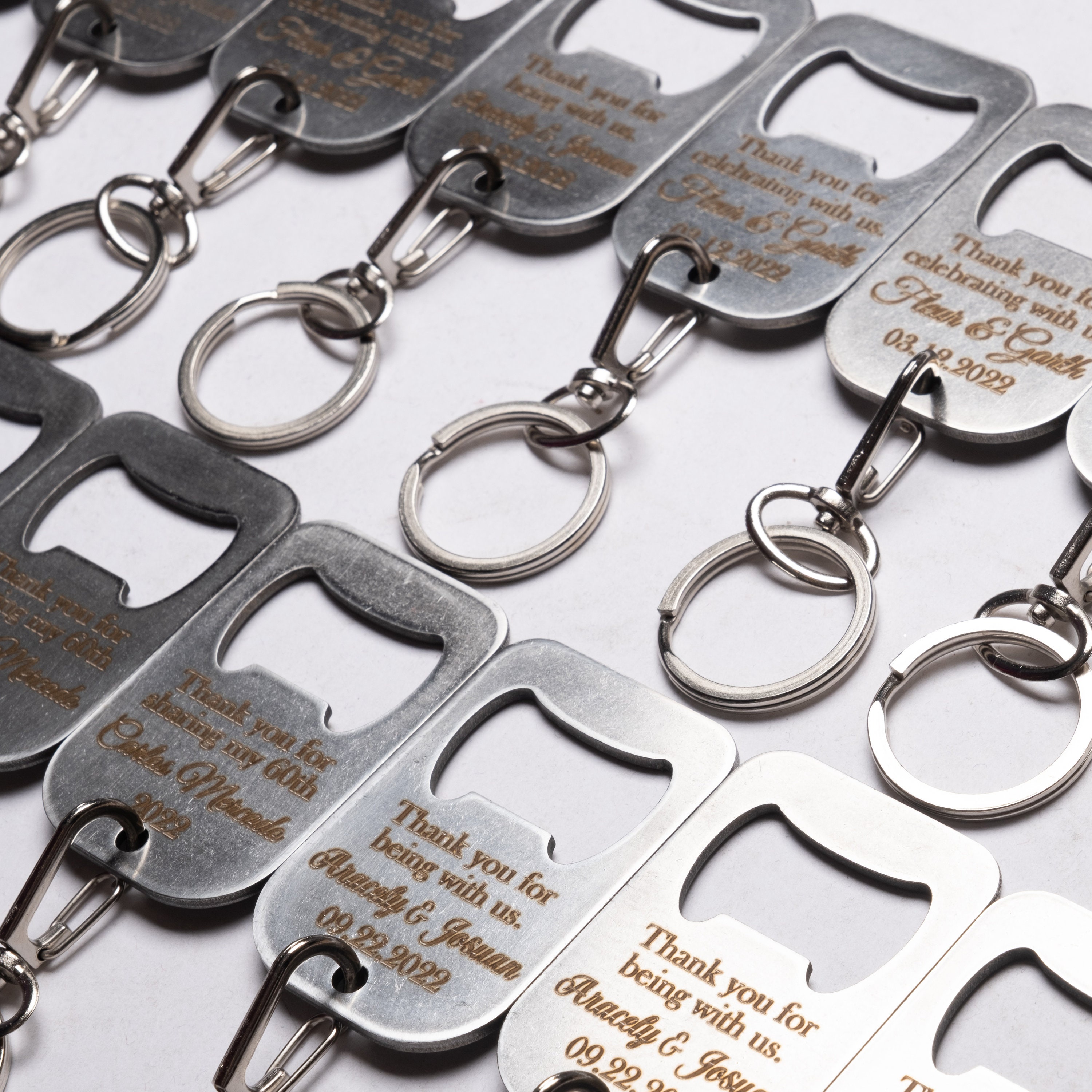Stainless Steel Bottle Openers Personalized Wedding Favor Etsy