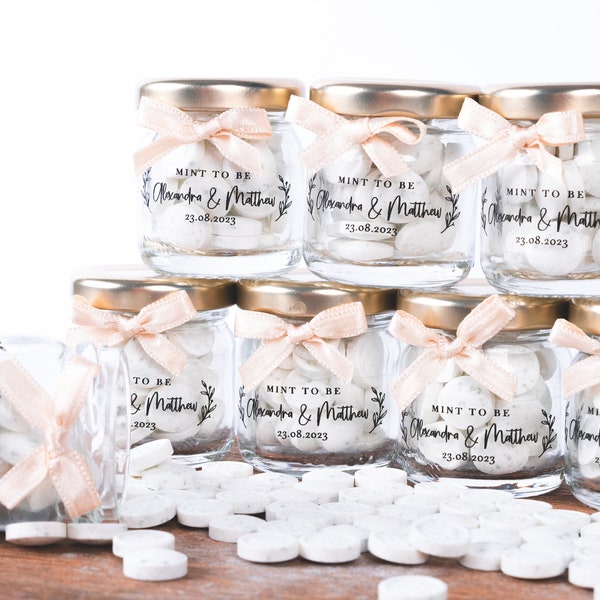 Mint to be Wedding Favors for Guests in Bulk - Bridal Shower Favor - Wedding Favors Candy - Wedding Signs -  Wedding Party Favors