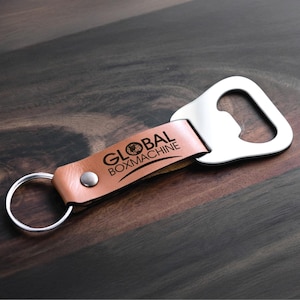 Custom Logo Bottle Opener Keychain, Promotional Items, Corporate Gifts, Company Logo Gifts, Branded Giveaway, Bulk Business Favor image 1