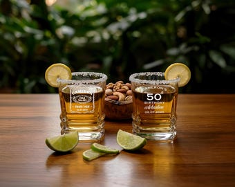 Bulk Birthday Shot Glasses, Personalized Party Favors, Custom Engraved Shot Glass Gift, 21st 30th 40th 50th Birthday, Set of 12 50 100