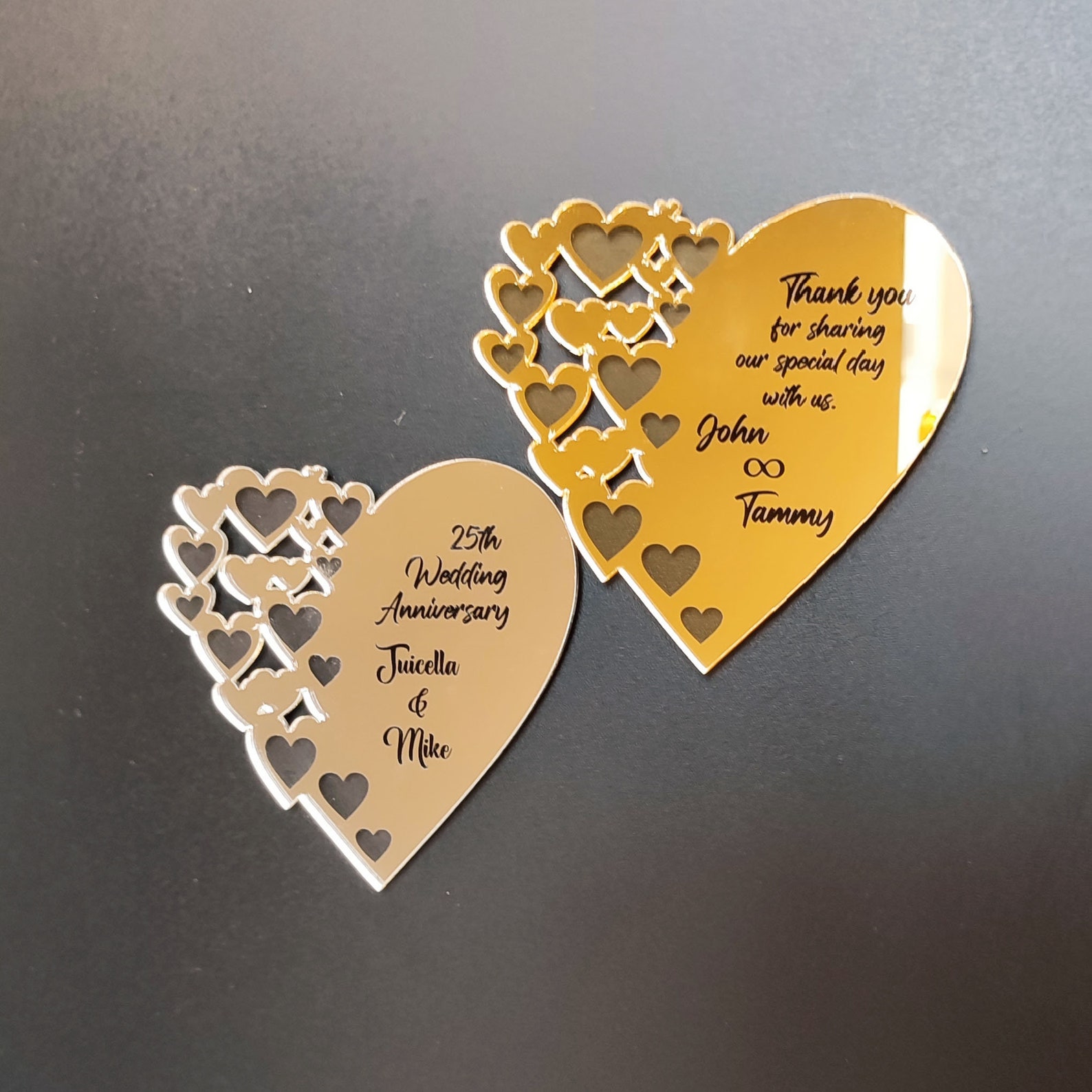 Wedding Favor Personalized Acrylic Wedding Etsy