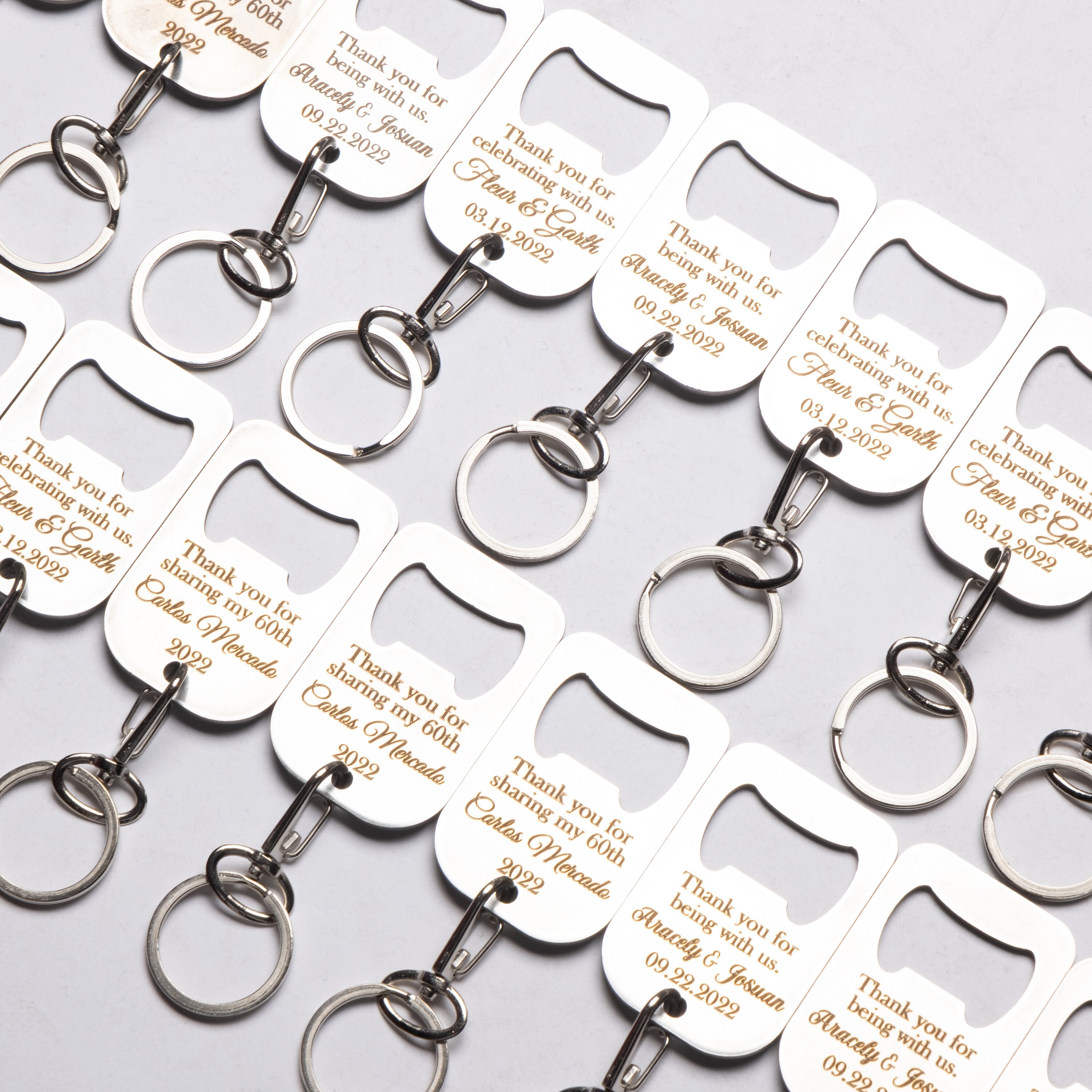 Stainless Steel Bottle Openers Personalized Wedding Favor Etsy