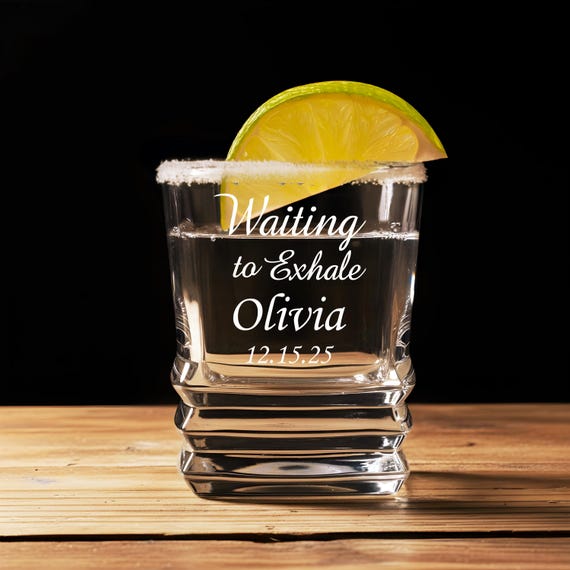 Waiting to Exhale Party Favors, Personalized Shot Glass Party Favors, Sisterhood & Girls Night In