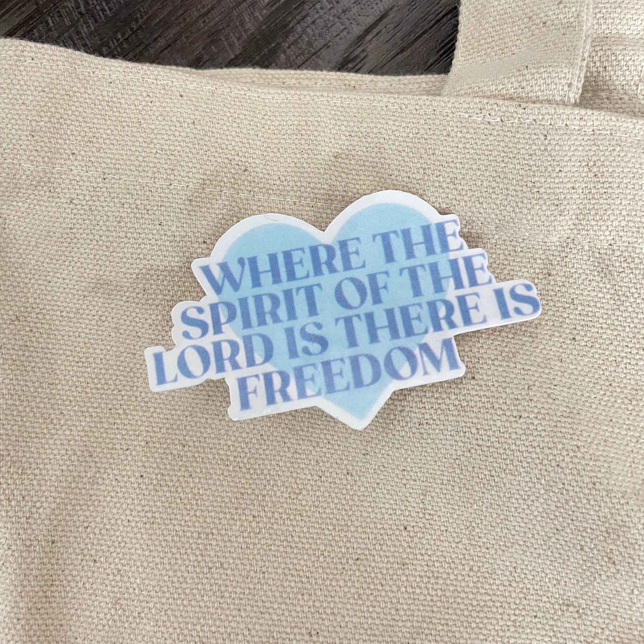 Where the spirit of the lord is there is freedom Tote Bag Where the spirit of the lord is there is freedom Tote Bag