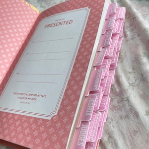 Light Pink Bible Tabs