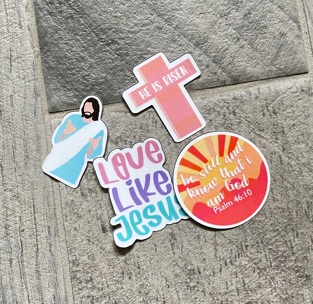 Christian Sticker Pack - Etsy
