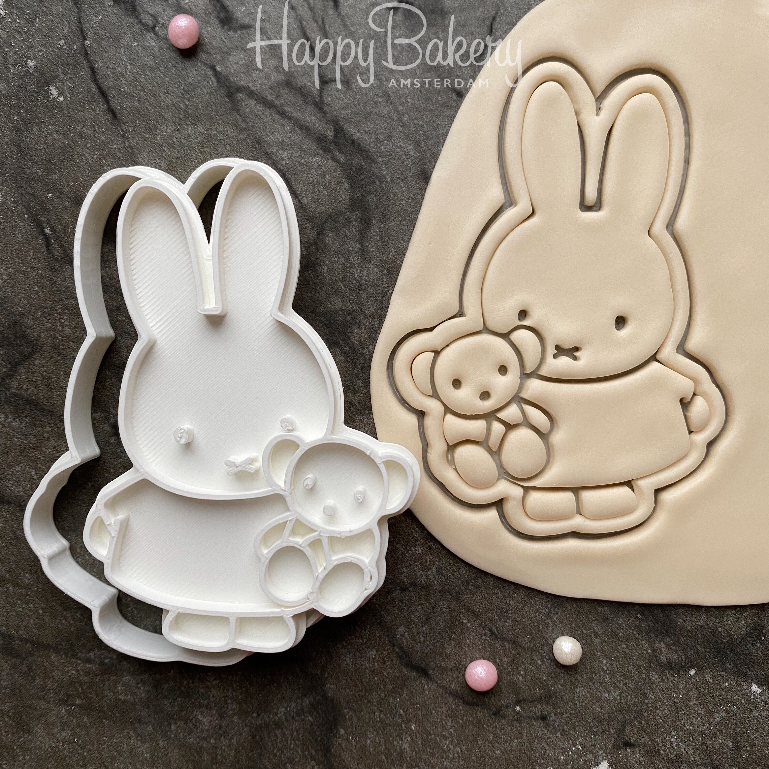 Miffy Cookie Cutter Stamp Set Etsy UK