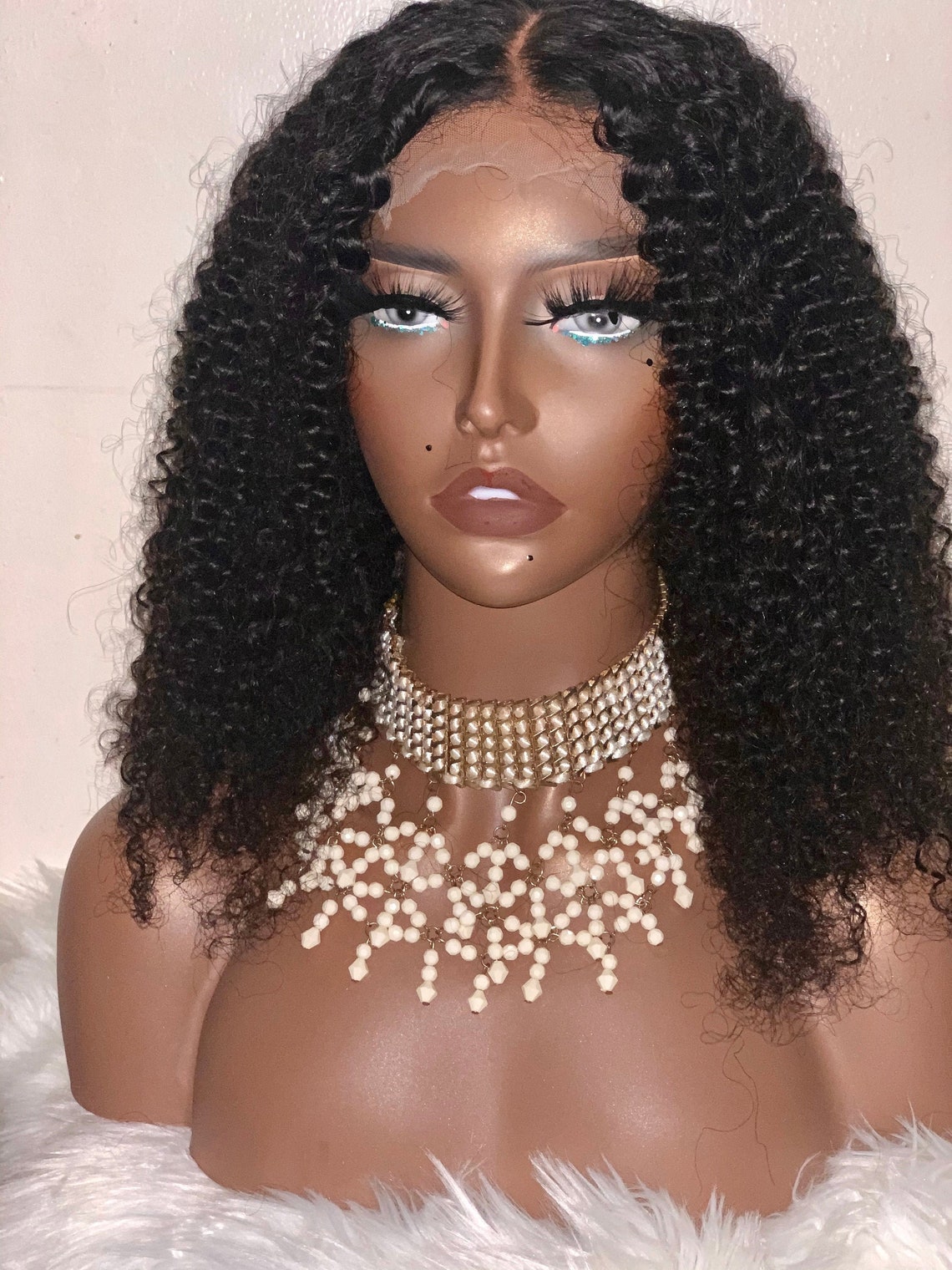 Wig Lace closure virgin hair jerry curl Etsy
