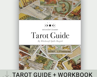 Libro de Tarot: Grimorio de adivinación, hechizos y brujería (Páginas digitales)