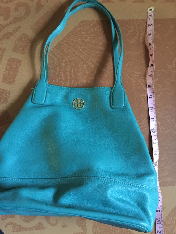 Tory Burch Michelle purse - turquoise leather purs