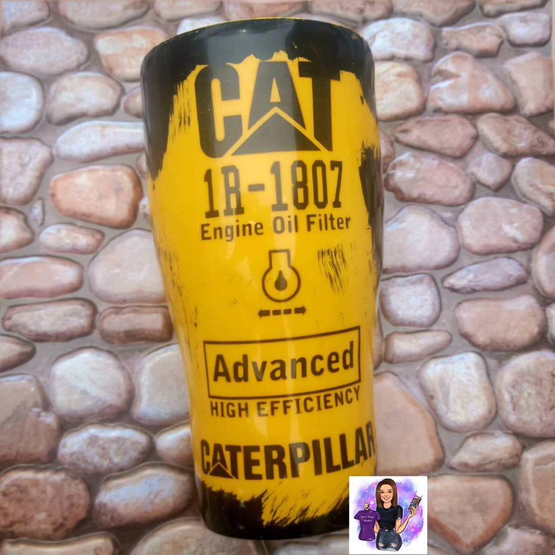 CAT Caterpillar Tumbler Etsy