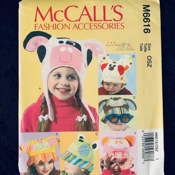 Animal Fleece Hat Pattern Etsy