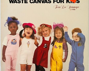 Funwear Waste Canvas for Kids, Leisure Arts Leaflet #589, Cross Stitch, by Terrie Lee Steinmeyer