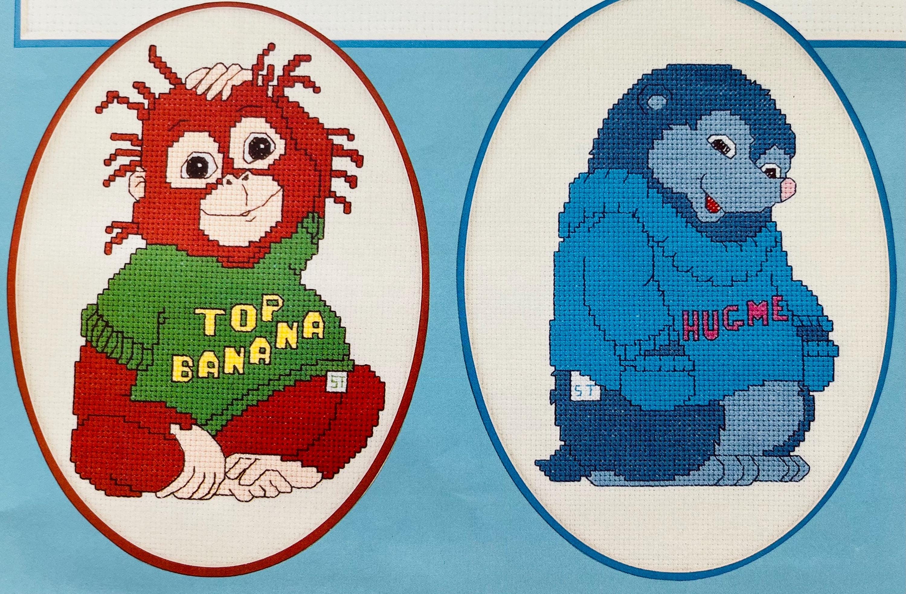 Shirt Tales Counted Cross Stitch Pattern: Children display picture 1
