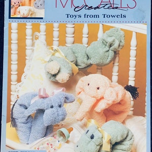McCall's crea #14047, giocattoli da asciugamani, MODELLO RARO, McCall's rende tutto più facile, morbidi e coccolosi animali