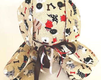 Toy Dog: Tan Puppy, Handmade Stuffed Animal