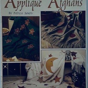 Aplikacje Afgańskie, Leisure Arts #1348, Ulotka z wzorami autorstwa Patricii Sowers