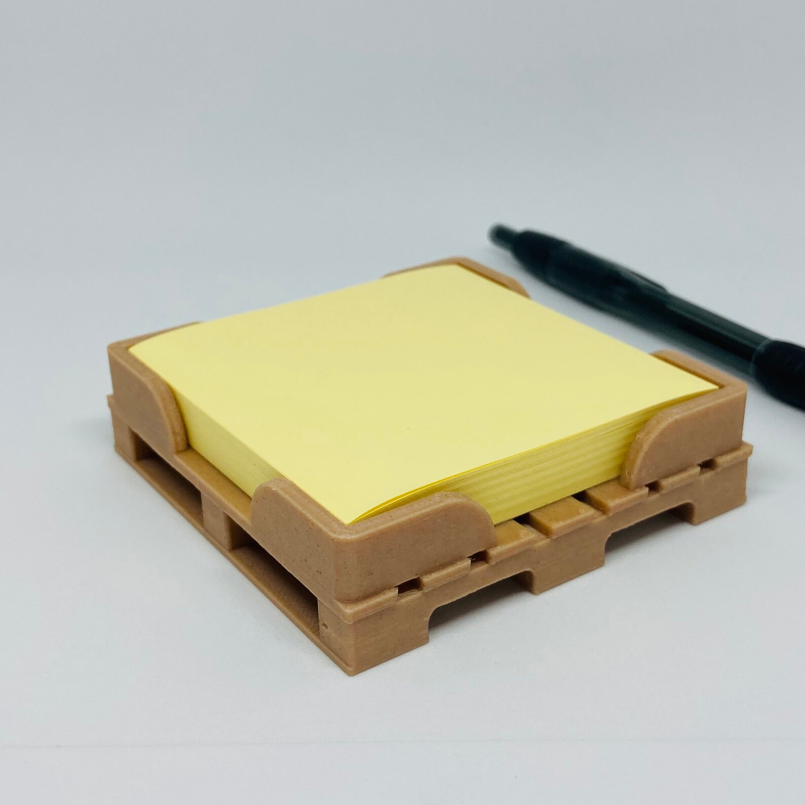 Pallet Post It Note Holder Sticky Note Holder Desk Etsy
