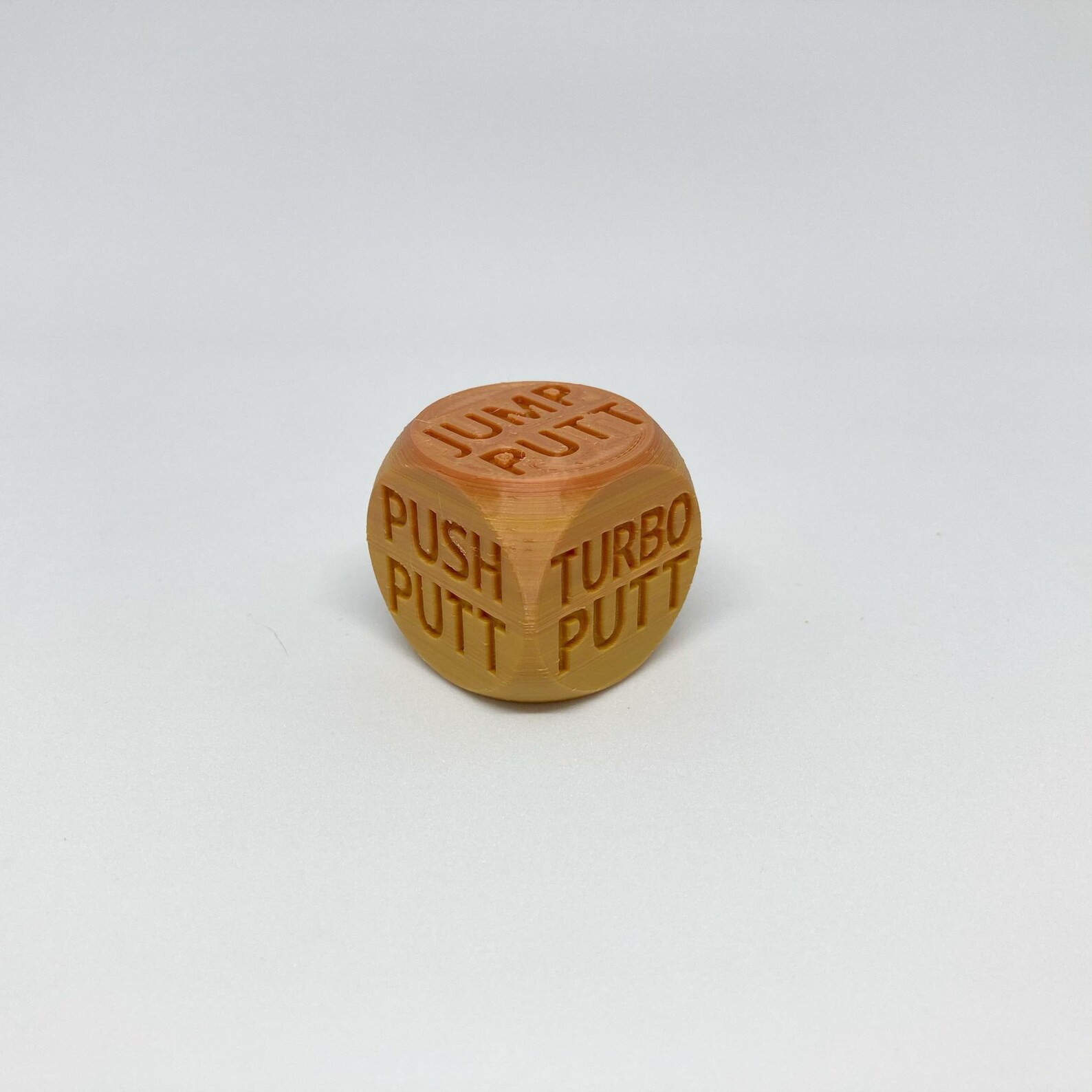 Disc Golf Dice Game Deluxe Color Set Honey Gold Disc Etsy