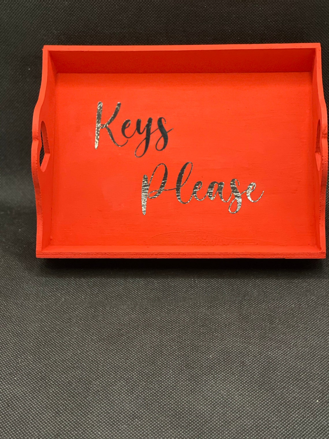 Keys Please Tray Key Tray Phone Holder Wallet Tray Etsy