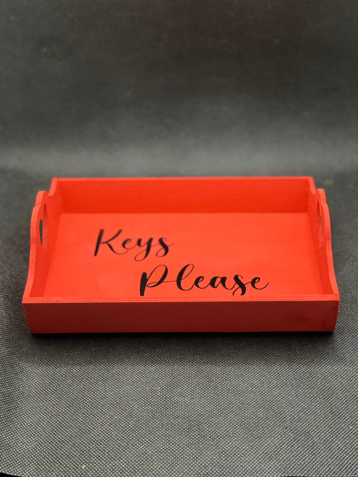 Keys Please Tray Key Tray Phone Holder Wallet Tray Etsy