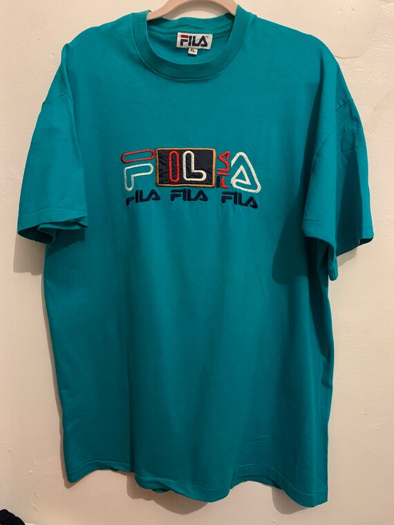 Vintage FILA Shirt XL Big Logo