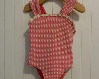 Vintage 50s Baby Pink Bathin Suit/Swimsuit