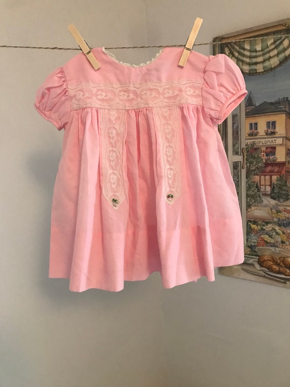 Vintage Saks Fifth Avenue Baby Boutique Baby Girl… - image 1
