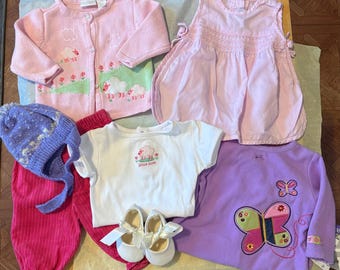 MYSTERY/CURATED Vintage Baby Clothing Box Bundle, Clothing Items