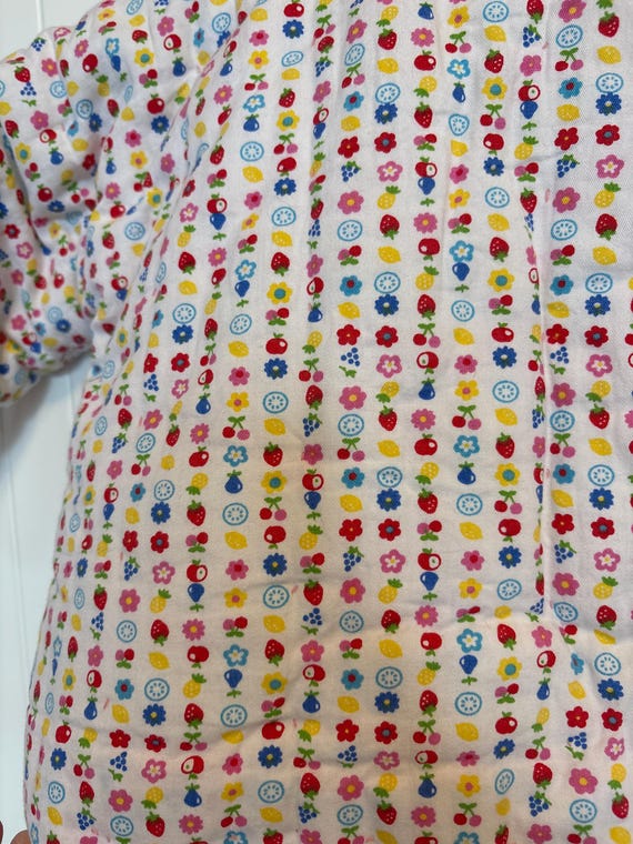 Vintage Padded Floral, Fruit Print Toddler Jacket 18/24 mos View 6