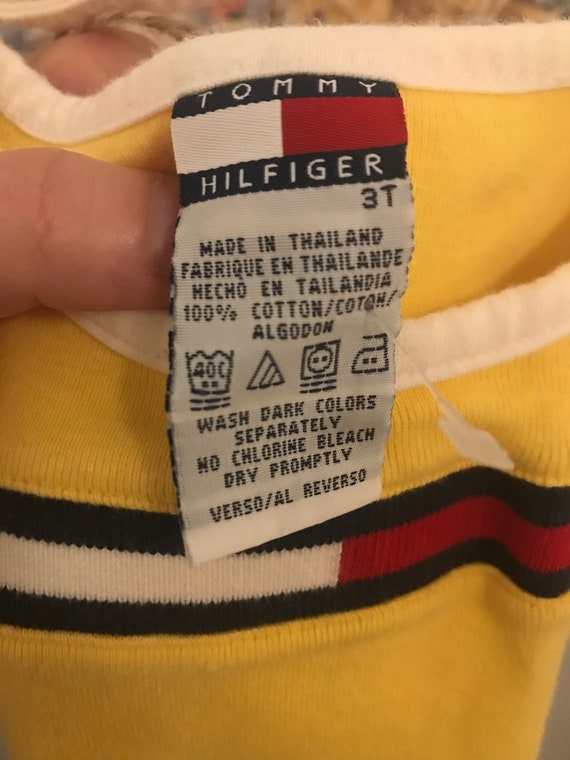 Vintage Tommy Hilfiger Girl’s Dress , Y2K Yellow … - image 3