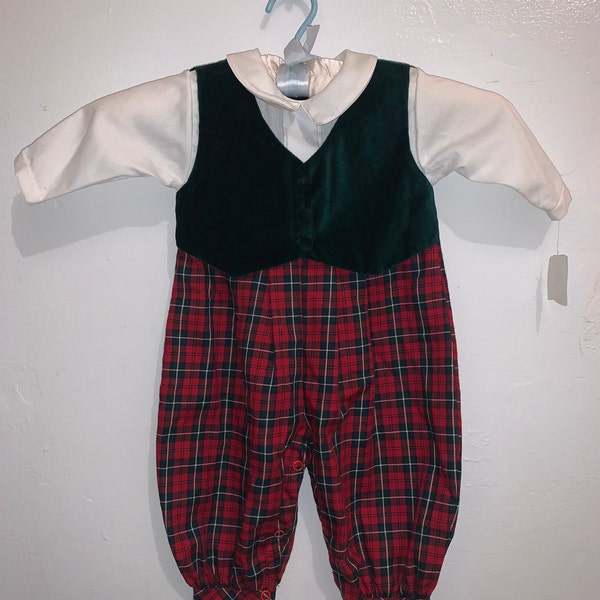 Vintage Carter’s NWT Baby Boy Outfit Vest Pants