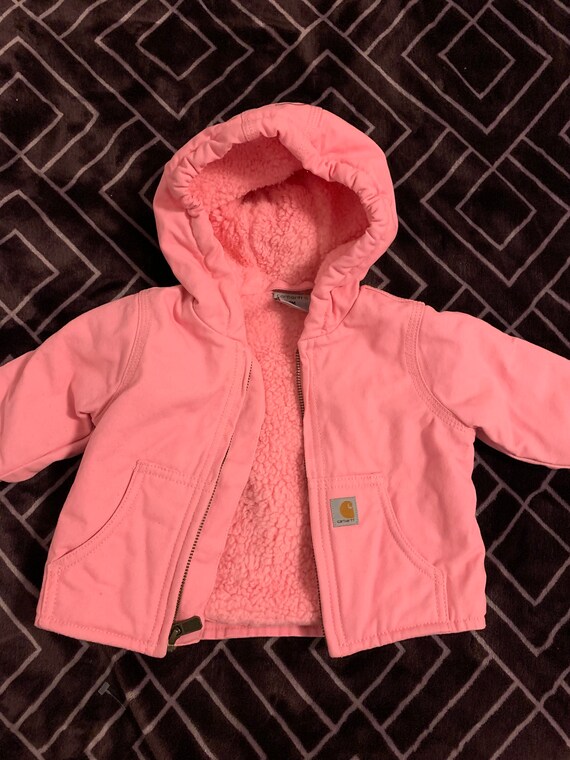 Baby pink carhartt jacket 2025