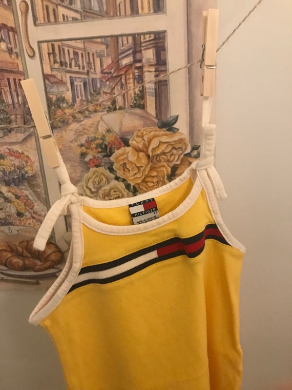 Vintage Tommy Hilfiger Girl’s Dress , Y2K Yellow … - image 4