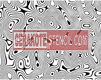 Topo Damascus Camo Design: Instant Digital Download SVG for Crafting & More