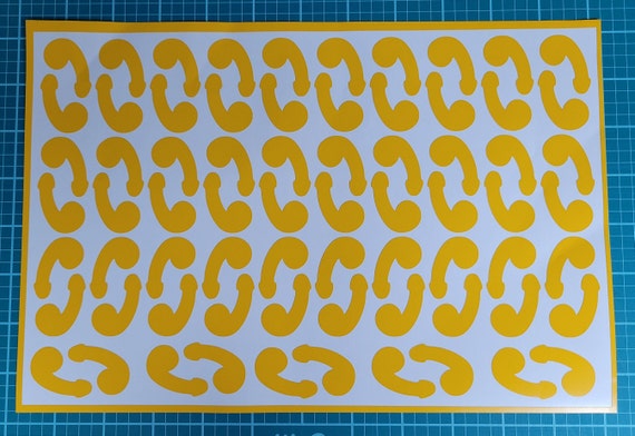 Cock-O-Flage Camo Stencil: High-Temp Vinyl, Cerakote, Duracoat, Gunkote