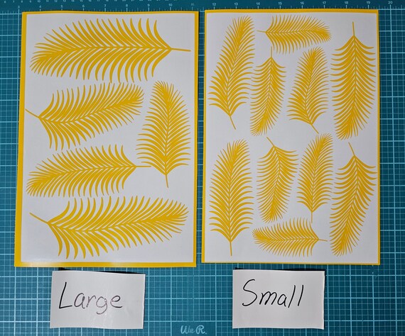 Palm Jungle Leaf Stencil