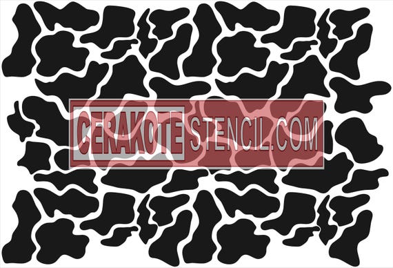 Vintage Camo Design: Duck Hunter Stencil SVG (Digital Download)