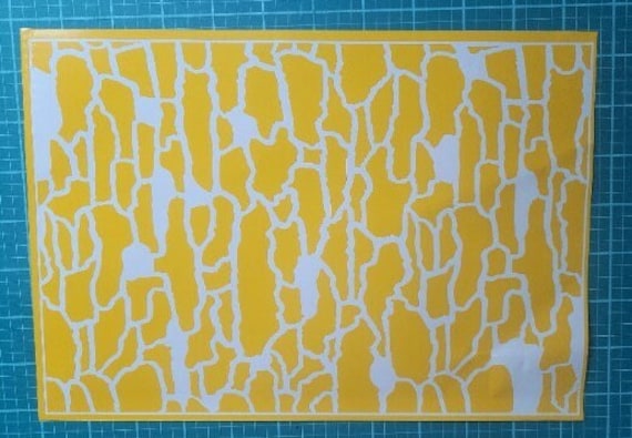 Tree Bark Camo Stencil