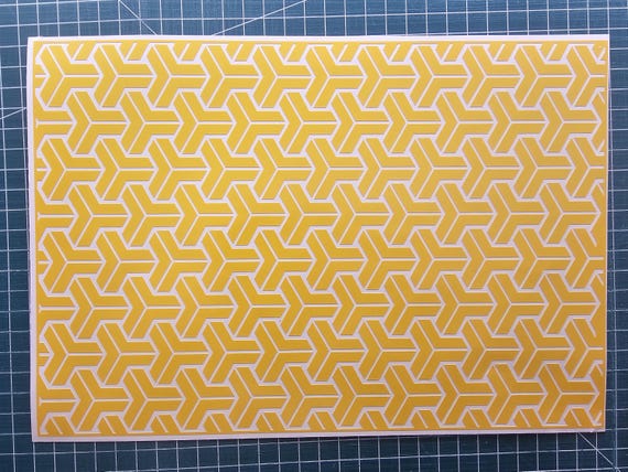 Geometric Camo Stencil