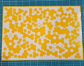 HEXTEK Camo Stencil | Compatible with Cerakote, Duracoat, Gunkote, Spray Paint - DIY Camouflage Supplies
