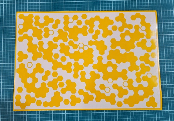 HEXTEK Camo Stencil | Compatible with Cerakote, Duracoat, Gunkote, Spray Paint - DIY Camouflage Supplies