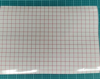 Transfer Tape Grid Pre Mask | 8"x11.5" for Cerakote, Duracoat, Gunkote, Krylon - Precision Application Tool