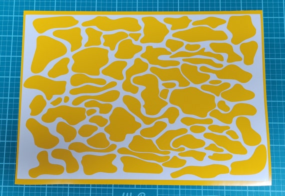 Multicam Woodland Camo Stencil | Cerakote, Duracoat, Krylon - DIY Camouflage Design