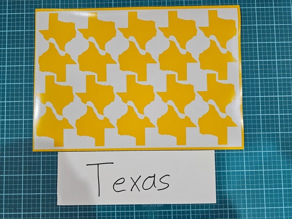 Texas Camo Stencil