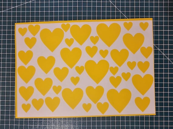 Heart Camo High-Bake Vinyl Stencil: Firearm Coating, DIY Crafts
