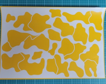 Gap Camo Stencil | Compatible with Cerakote, Durakote, Krylon - DIY Camouflage Painting Supplies