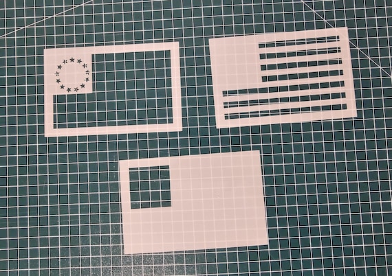 Betsy Ross American Flag Stencil: Reusable Mylar for DIY Crafts